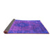 Sideview of Oriental Purple Industrial Rug, urb1821pur