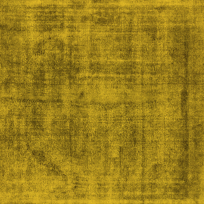 Square Oriental Yellow Industrial Rug, urb1822yw