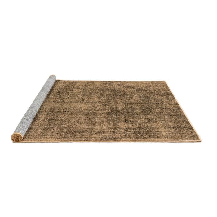 Sideview of Machine Washable Oriental Brown Industrial Rug, wshurb1822brn