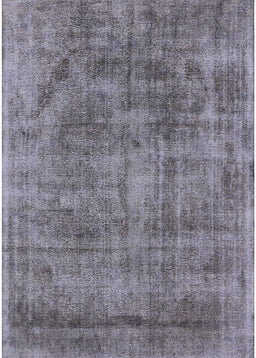 Mid-Century Modern Gray Oriental Rug, urb1822
