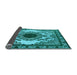 Sideview of Oriental Light Blue Industrial Rug, urb1823lblu