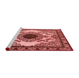 Industrial Red Washable Rugs
