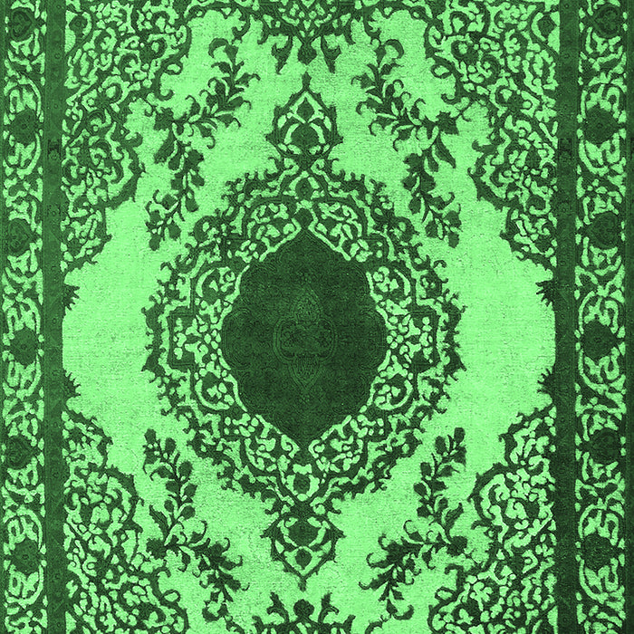 Oriental Emerald Green Industrial Rug, urb1823emgrn