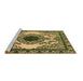 Sideview of Machine Washable Oriental Brown Industrial Rug, wshurb1823brn