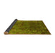 Sideview of Oriental Yellow Industrial Rug, urb1824yw