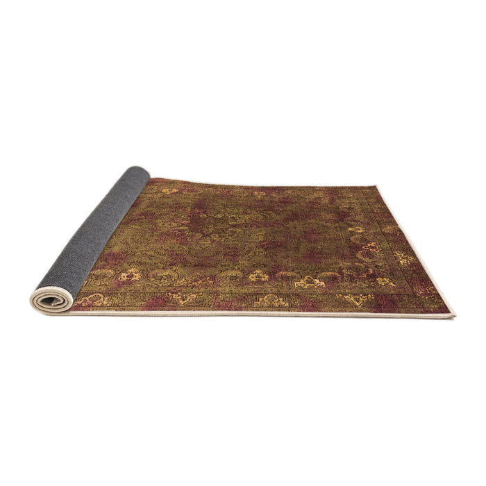 Sideview of Oriental Orange Industrial Rug, urb1824org