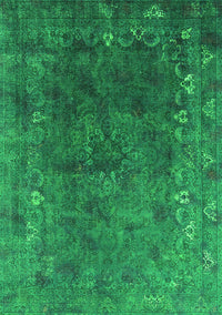 Oriental Green Industrial Rug, urb1824grn