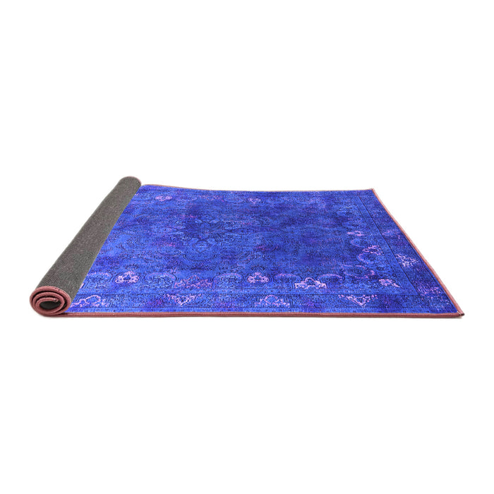 Sideview of Oriental Purple Industrial Rug, urb1824pur
