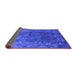 Sideview of Oriental Purple Industrial Rug, urb1824pur