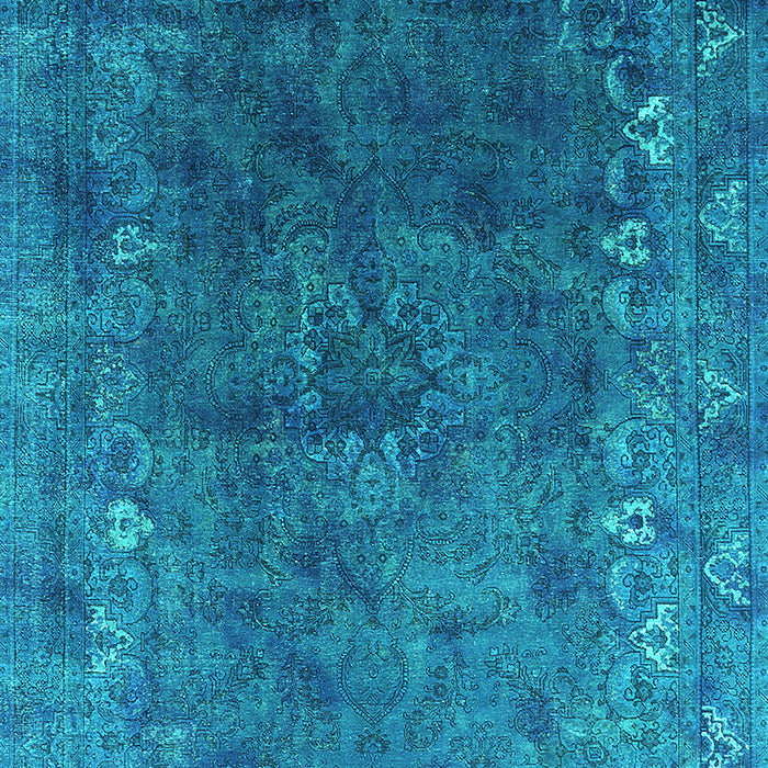 Oriental Turquoise Industrial Rug, urb1824turq