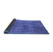 Sideview of Oriental Blue Industrial Rug, urb1825blu