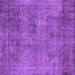 Square Oriental Purple Industrial Rug, urb1825pur