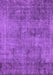 Machine Washable Oriental Purple Industrial Area Rugs, wshurb1825pur