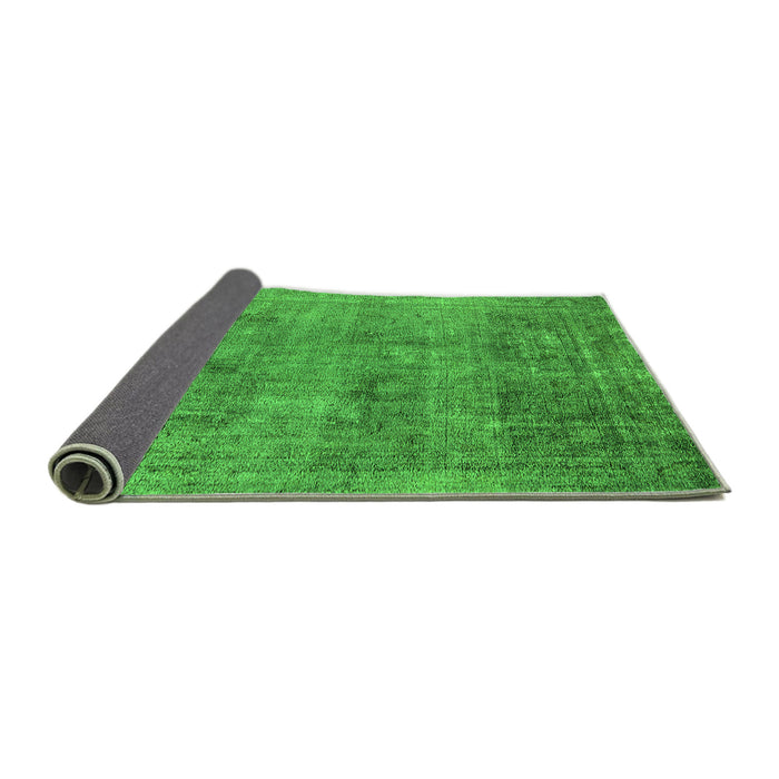 Sideview of Oriental Green Industrial Rug, urb1825grn