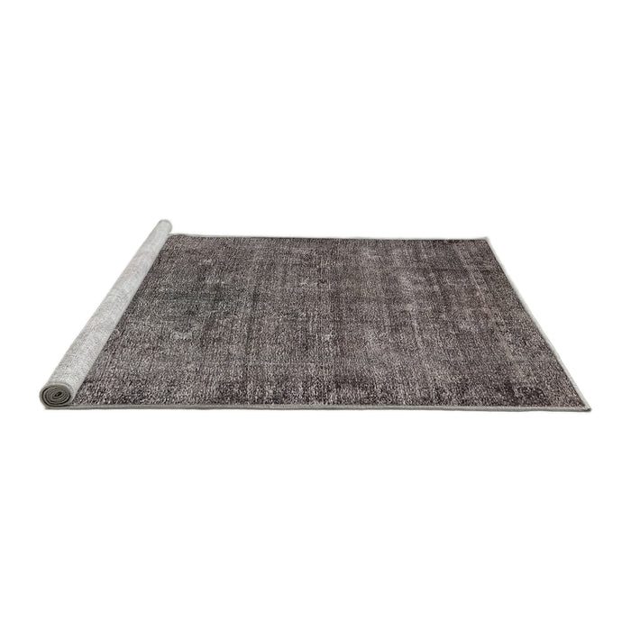 Sideview of Machine Washable Industrial Modern Purple Rug, wshurb1826