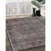 Mid-Century Modern Purple Oriental Rug, urb1826