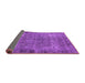 Sideview of Oriental Purple Industrial Rug, urb1826pur