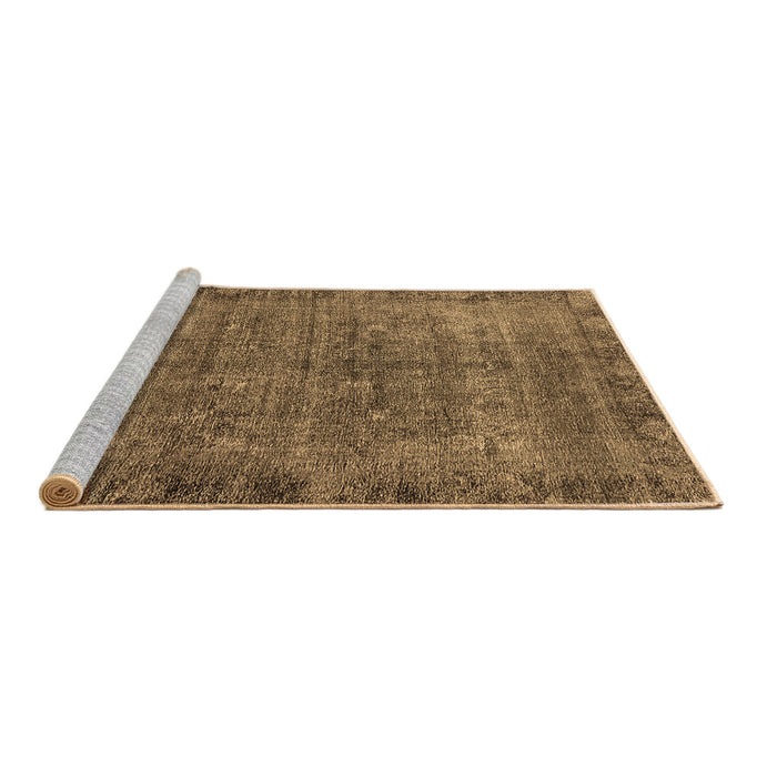 Sideview of Machine Washable Oriental Brown Industrial Rug, wshurb1826brn