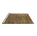 Sideview of Machine Washable Oriental Brown Industrial Rug, wshurb1826brn