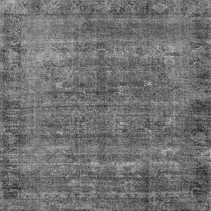 Square Machine Washable Oriental Gray Industrial Rug, wshurb1826gry