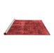 Industrial Red Washable Rugs