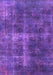 Oriental Purple Industrial Rug, urb1827pur