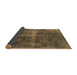 Sideview of Oriental Brown Industrial Rug, urb1827brn