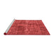 Industrial Red Washable Rugs