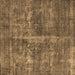 Square Oriental Brown Industrial Rug, urb1828brn