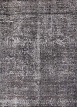 Machine Washable Industrial Modern Gunmetal Gray Rug, wshurb1828