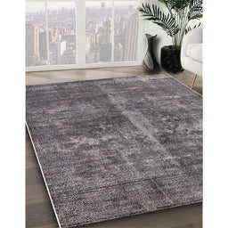 Machine Washable Industrial Modern Gunmetal Gray Rug in a Family Room, wshurb1828