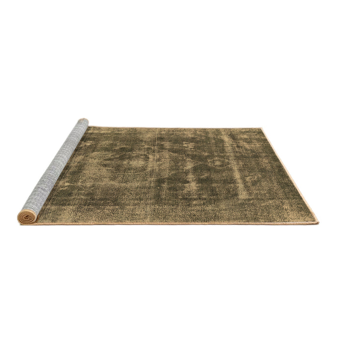 Sideview of Machine Washable Oriental Brown Industrial Rug, wshurb1829brn