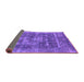 Sideview of Oriental Purple Industrial Rug, urb1829pur