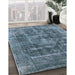 Machine Washable Industrial Modern Koi Blue Rug in a Family Room, wshurb1829