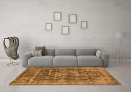 Machine Washable Oriental Orange Industrial Area Rugs in a Living Room, wshurb1829org