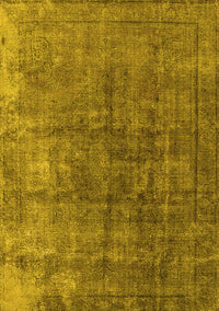 Oriental Yellow Industrial Rug, urb1830yw