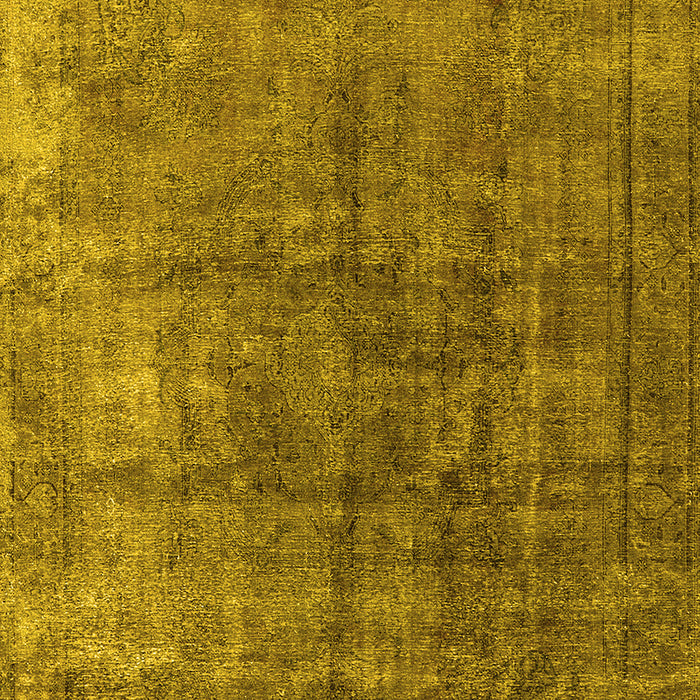 Oriental Yellow Industrial Rug, urb1830yw