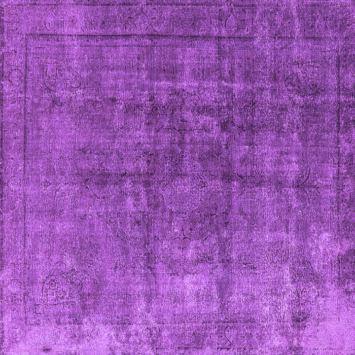 Square Oriental Purple Industrial Rug, urb1830pur