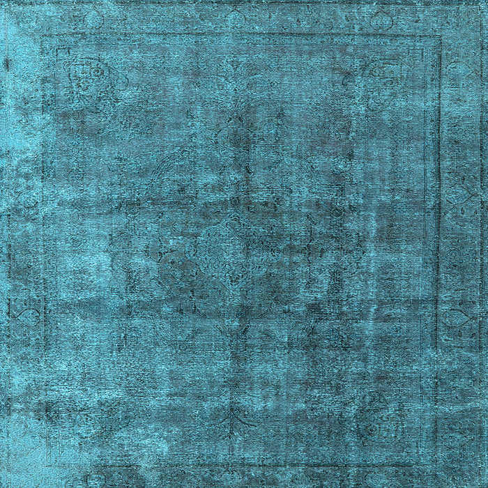 Square Oriental Light Blue Industrial Rug, urb1830lblu