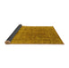 Sideview of Oriental Yellow Industrial Rug, urb1831yw