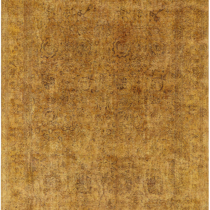 Mid-Century Modern Dark Orange Oriental Rug, urb1831