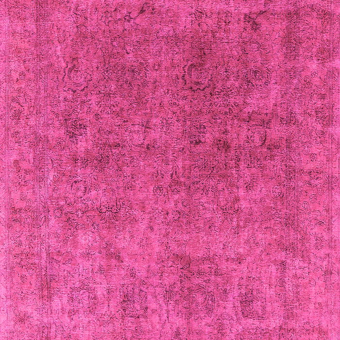 Machine Washable Oriental Pink Industrial Rug, wshurb1831pnk
