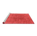 Industrial Red Washable Rugs