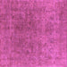 Square Oriental Purple Industrial Rug, urb1831pur