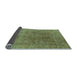 Sideview of Oriental Light Blue Industrial Rug, urb1831lblu