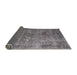 Sideview of Mid-Century Modern Gray Oriental Rug, urb1832