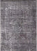 Mid-Century Modern Gray Oriental Rug, urb1832