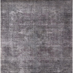 Square Machine Washable Industrial Modern Gray Rug, wshurb1832