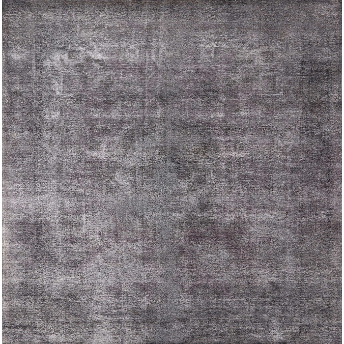 Square Machine Washable Industrial Modern Gray Rug, wshurb1832