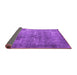 Sideview of Oriental Purple Industrial Rug, urb1832pur